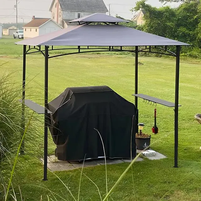 Sekey 245 x 150 x 250 cm Grillpavillon mit Ablage und Haken