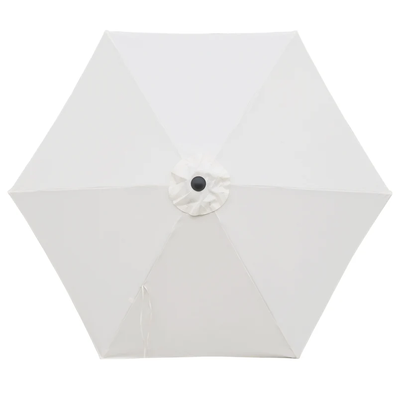 Sekey 270 cm Alu Sonnenschirm mit Kurbel, Sonnenschutz UV50+