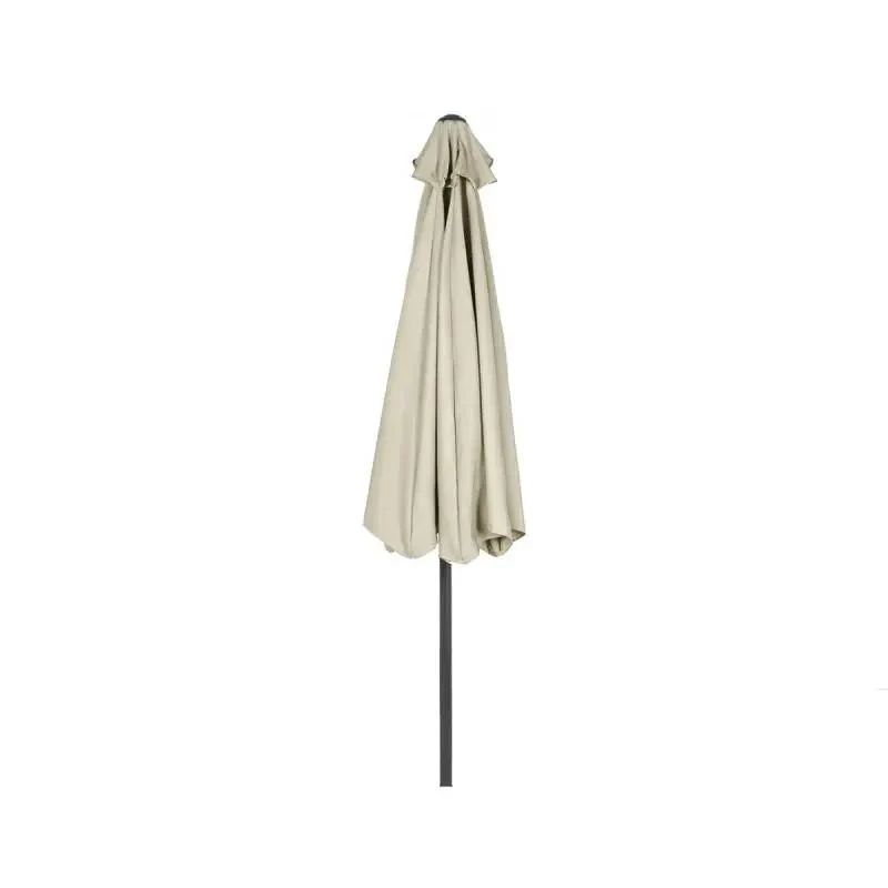 Sekey 270 cm Halbrund Sonnenschirm mit Kurbel, Sonnenschutz UV50+