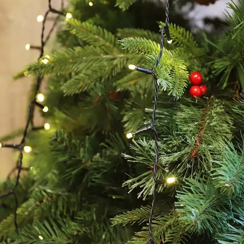 Salcar 0.6 m LED Lichterkette für Weihnachtsbaum, mit 8 Strängen, 48 LEDs