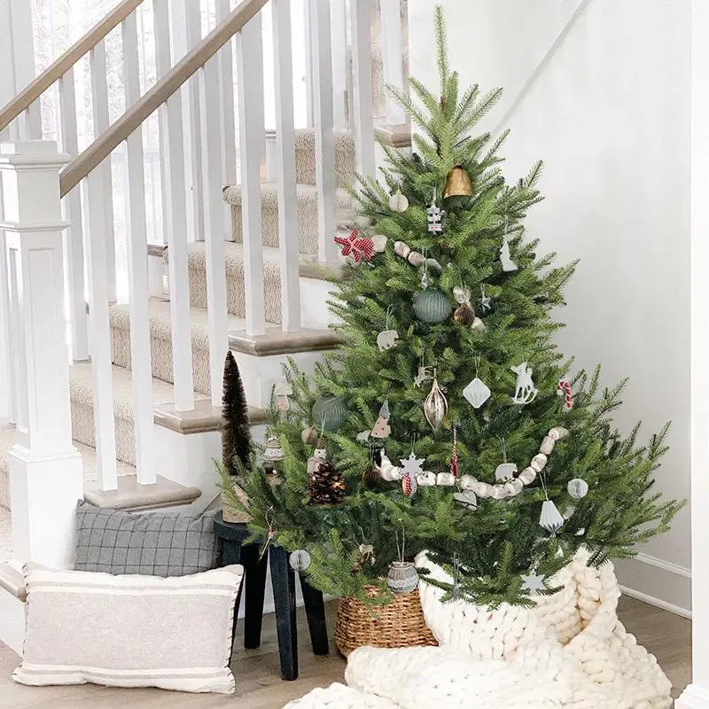 Salcar 120/150 cm Künstlicher Weihnachtsbaum, Fichte, mit 924/1372 PE-Zweige und 116/266 PVC-Zweige