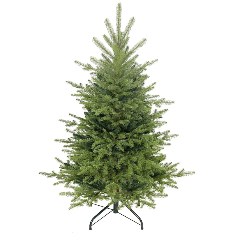 Salcar 120/150 cm Künstlicher Weihnachtsbaum, Fichte, mit 924/1372 PE-Zweige und 116/266 PVC-Zweige