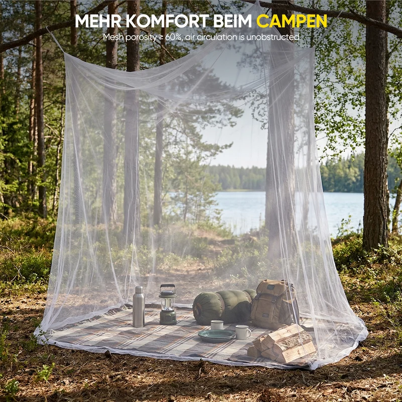 Sekey Rechteckiger Moskitonetz für Bett