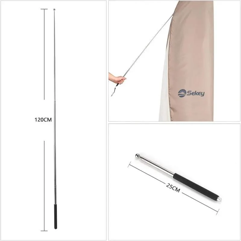 Sekey 280 x 30/81/46 cm Schutzhülle für 400 cm Ampelschirm, aus Polyester-Gewebe