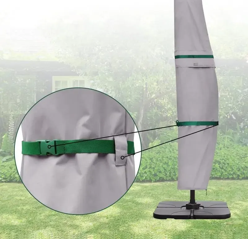 Sekey 260 x 40/70/50 cm Schutzhülle für 300 cm Ampelschirm, aus Polyester-Gewebe