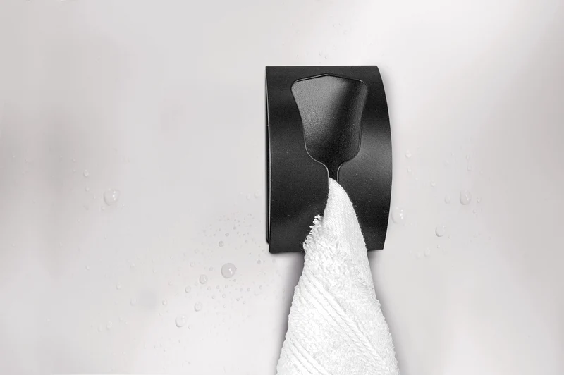 Handtuchhaken TULIP HOOKS Schwarz