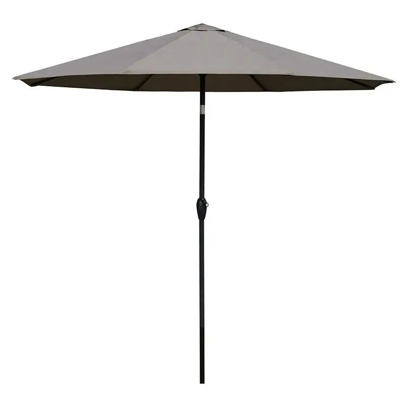 Sekey 300 cm Sonnenschirm mit Kurbel, Sonnenschutz UV50+