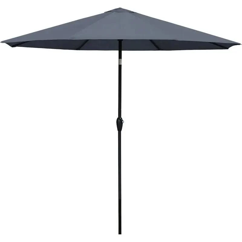 Sekey 300 cm Sonnenschirm mit Kurbel, Sonnenschutz UV50+