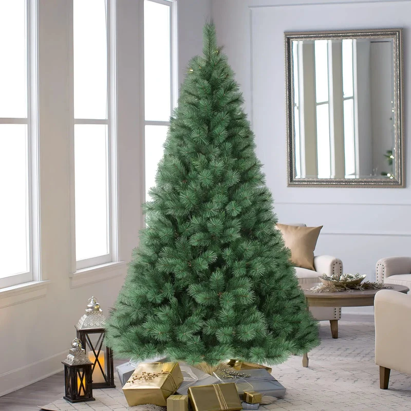 Salcar 180/210cm Künstlicher Weihnachtsbaum, Kiefer, mit 212/308 Kiefernnadeln und 120/264 PVC-Nadeln