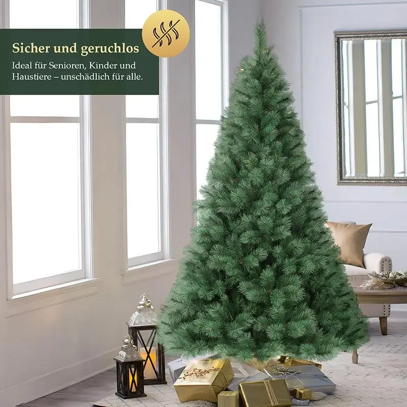Salcar 180/210cm Künstlicher Weihnachtsbaum, Kiefer, mit 212/308 Kiefernnadeln und 120/264 PVC-Nadeln