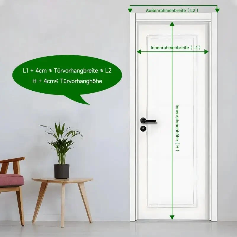 Sekey Sichtschutz Fliegengitter Tür aus Polyester