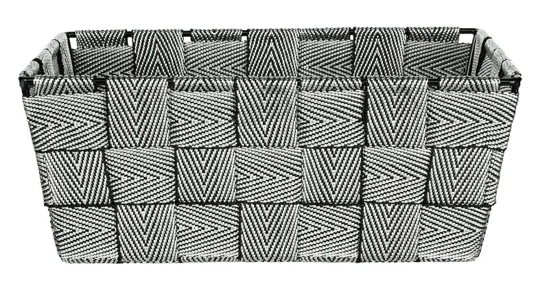 Aufbewahrungsbox CHEVRON Schwarz-Weiß S