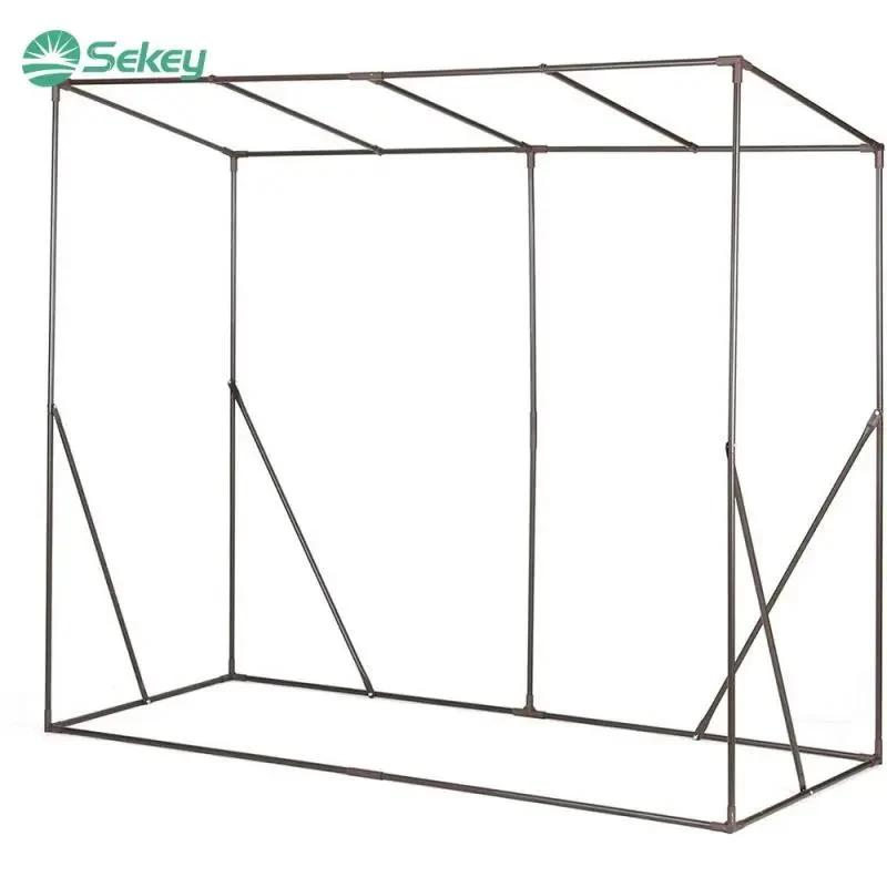 Sekey Foliengewächshaus mit Schrägdach, 200 cm x 77 cm x 146/169 cm