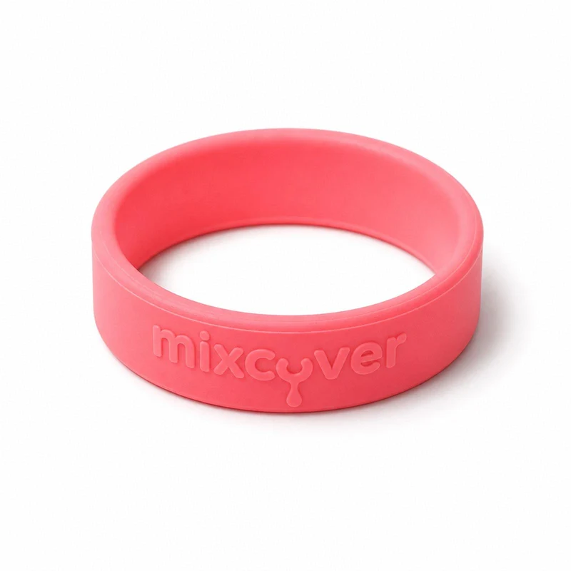 mixcover Silikonring Pink zum Markieren von Trinkflaschen - passend für SodaStream Flaschen