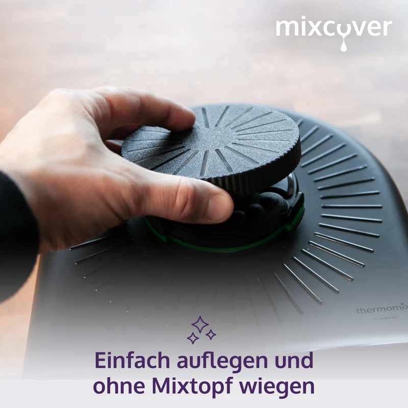 B-Ware: Mixcover Wiegeteller für Vorwerk Thermomix TM7 Waagen Aufsatz Abdeckung fürs Wiegen