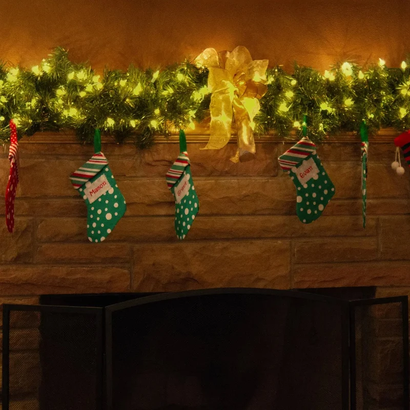 Salcar 3/5/10 m PVC Weihnachtsgirlande mit mit LED Lampen