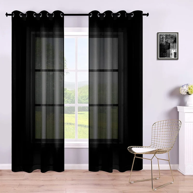 Schwarz, transparent