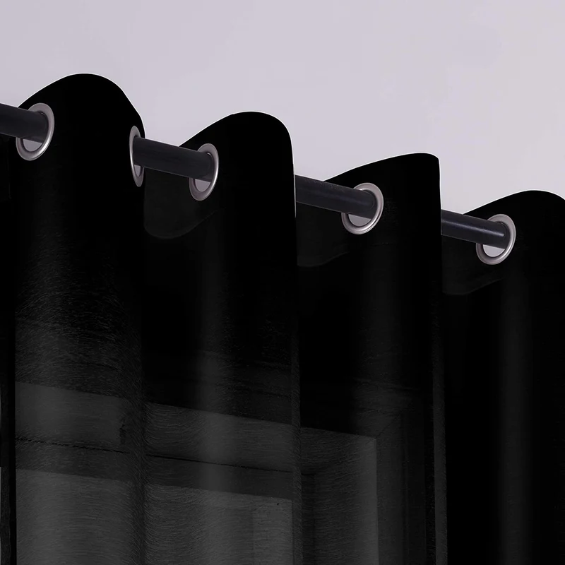 Schwarz, transparent
