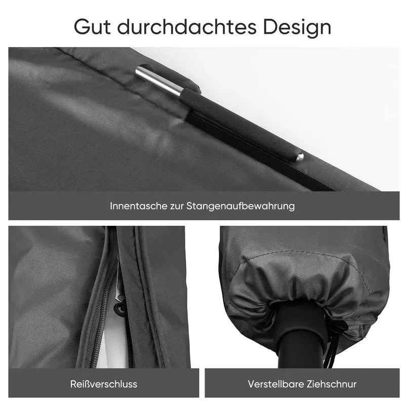 Sekey 160 x 50/62 cm Schutzhülle für Doppelsonnenschirm, aus Polyester-Gewebe