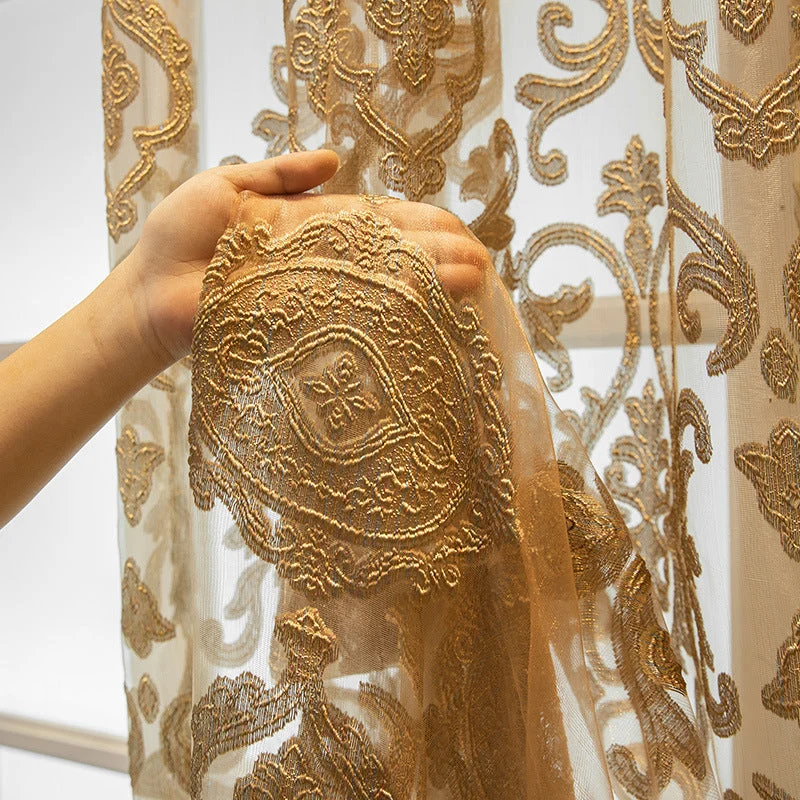 Orientalischer transparenter Vorhang