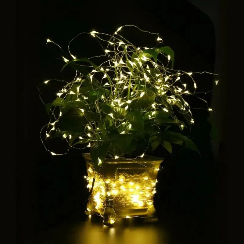 Salcar 10 m LED Micro Lichterkette, 100 LEDs, USB-betrieben