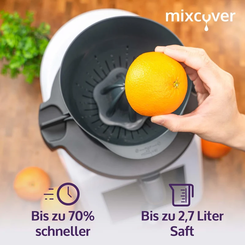 mixcover Saftpresse für Monsieur Cuisine Smart Zitruspresse für Monsieur Cuisine Smart MCS Entsafter Zubehör