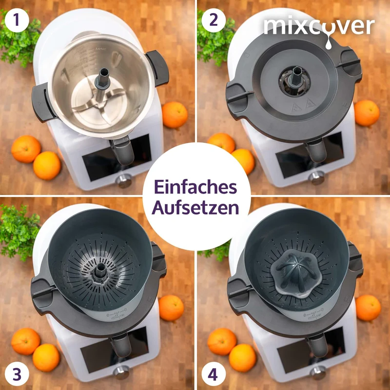 mixcover Saftpresse für Monsieur Cuisine Smart Zitruspresse für Monsieur Cuisine Smart MCS Entsafter Zubehör