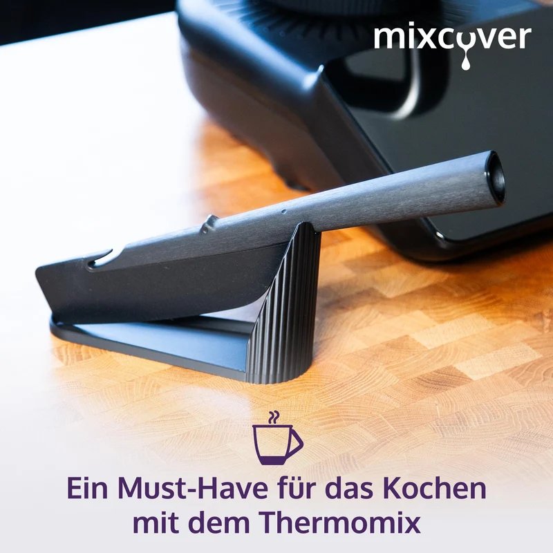 Mixcover Spatelhalter für Vorwerk Thermomix TM7 TM6 TM5 Abtropfhalter Ablage für Schaber