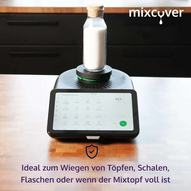 Mixcover Wiegeteller für Vorwerk Thermomix TM7 Waagen Aufsatz Abdeckung fürs Wiegen