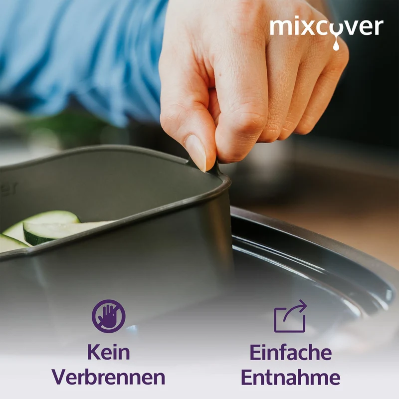 Mixcover Garraumteiler (hälftig) für Thermomix TM7 Varoma Dampfgarraum
