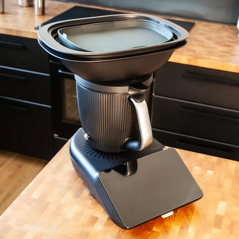 mixcover Dampfgarform Silikonform Auflaufform kompatibel mit Thermomix TM7 für Varoma Einlegeboden - Zubehör für TM7
