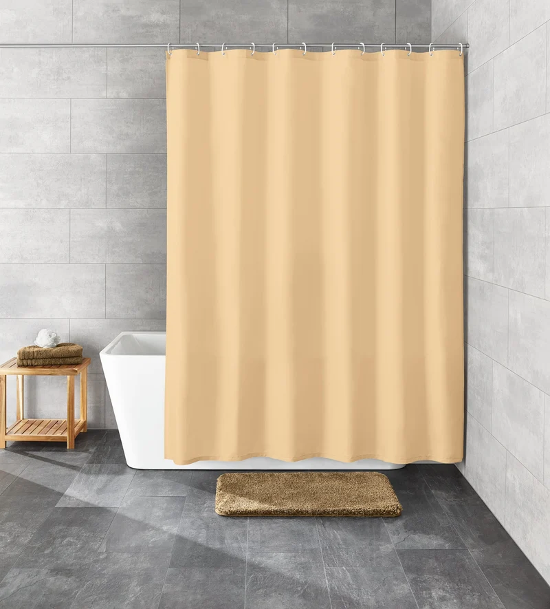 Duschvorhang Textil KITO Natur 240 x 180 cm