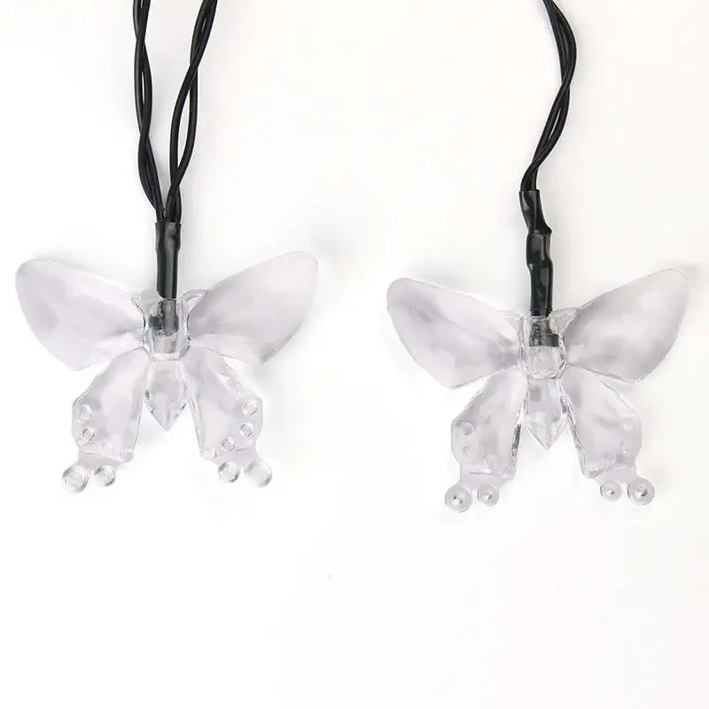 Salcar 5 m / 10m LED Solar Schmetterling Lichterkette, 20 / 50 LEDs