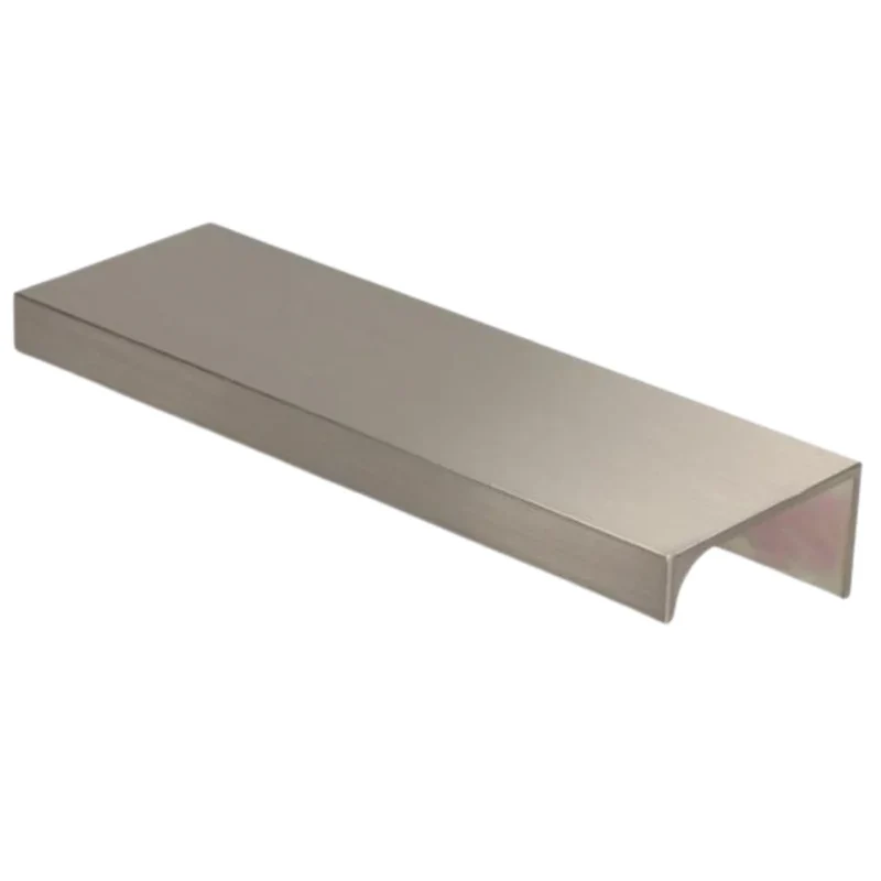 Edge Grip Rundprofil-Griff 192mm (212mm Gesamtlänge) - Gebürsteter Edelstahl