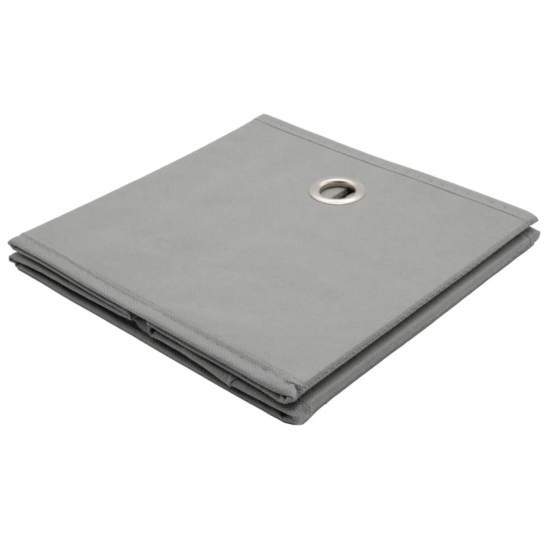 Faltbox Faltkiste Faltboxen Aufbewahrungsbox 20x20x20 Regalbox Box Grau Staubox