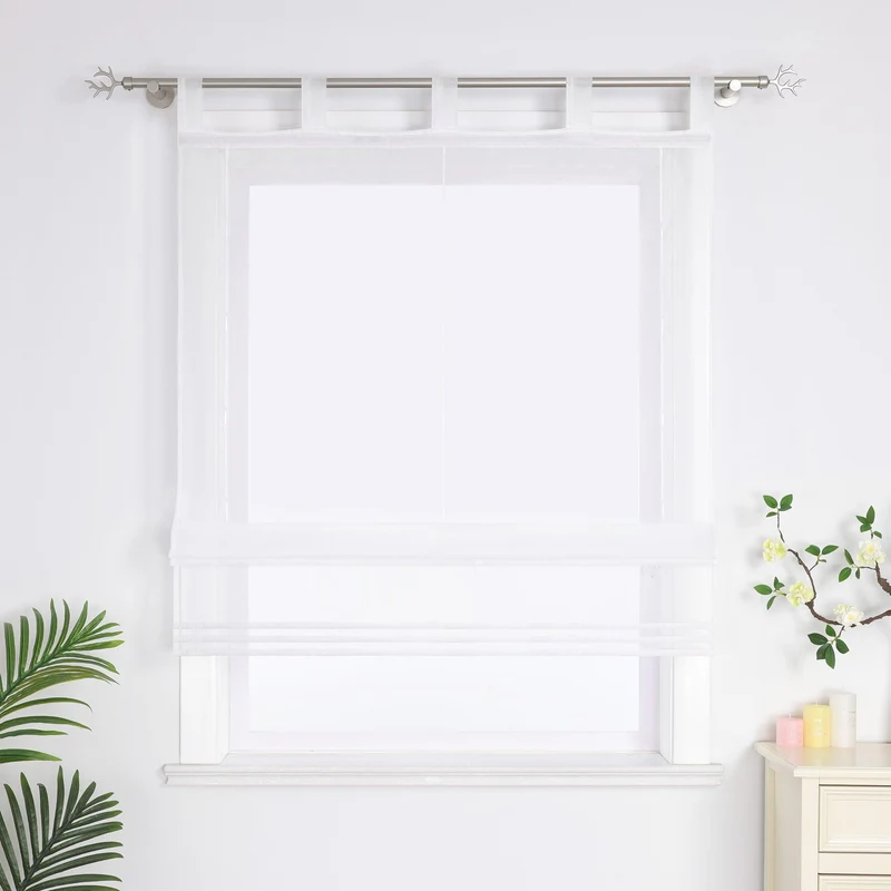 Rollo unifarbe halbtransparent minimalistisch 1 stück