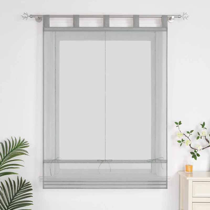 Rollo unifarbe halbtransparent minimalistisch 1 stück