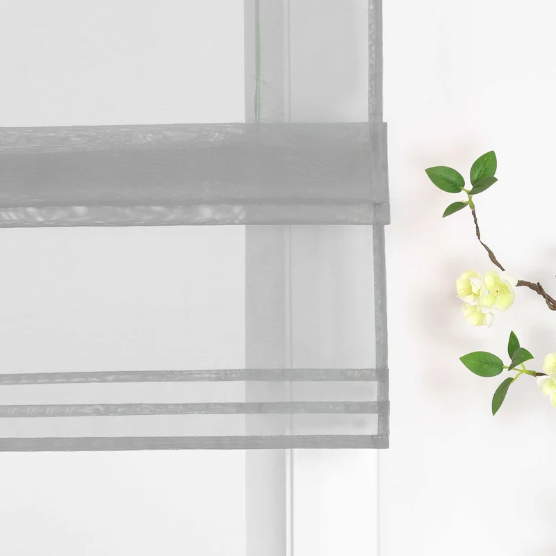 Rollo unifarbe halbtransparent minimalistisch 1 stück