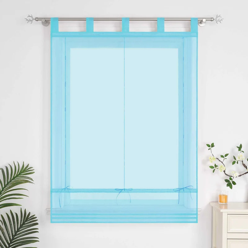 Rollo unifarbe halbtransparent minimalistisch 1 stück