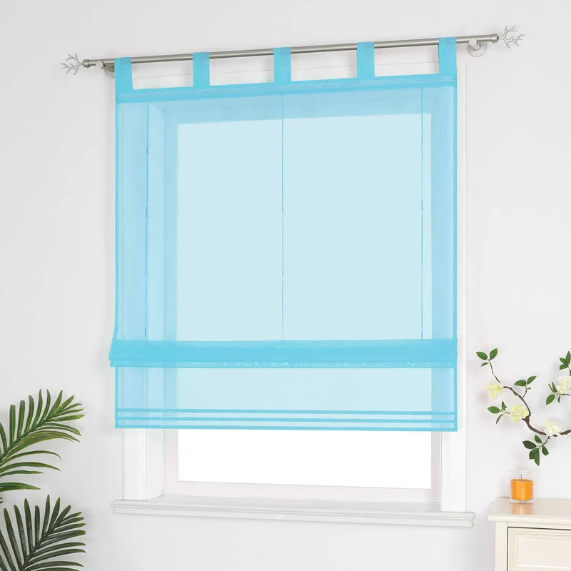 Rollo unifarbe halbtransparent minimalistisch 1 stück
