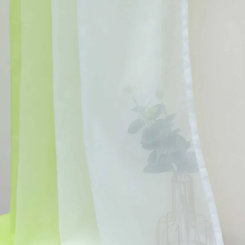 Dekorative Gardine Schal mit Farbverlauf 1 Stück