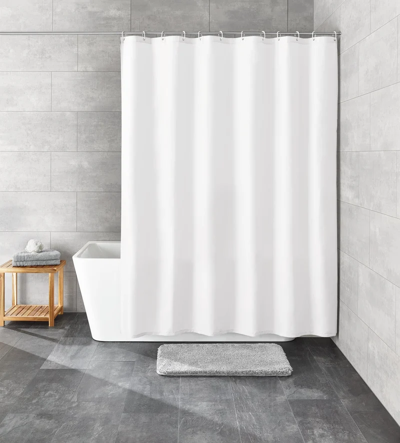 Duschvorhang PVC PHÖNIX Weiß 240 x 180 cm