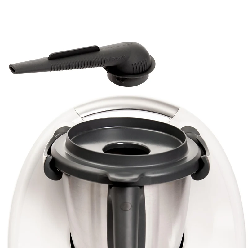 B-Ware: mixcover Steamy Wasserdampf-Ableiter Dampfaufsatz Dunstabzug Möbelschutz steam pipe aus Silikon kompatibel mit Thermomix TM6 TM5 TM31 Monsieur Cuisine Connect Monsieur Cuisine Smart