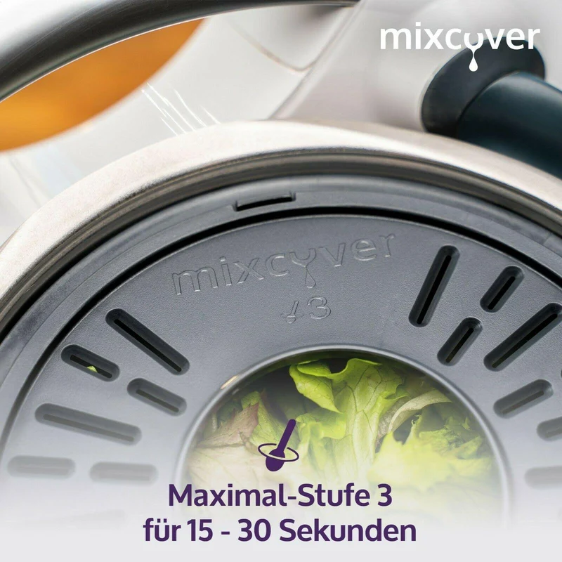 B-Ware: mixcover Salatschleuder kompatibel mit Thermomix TM6 / TM5 Salattrockner Sieb Garkorb