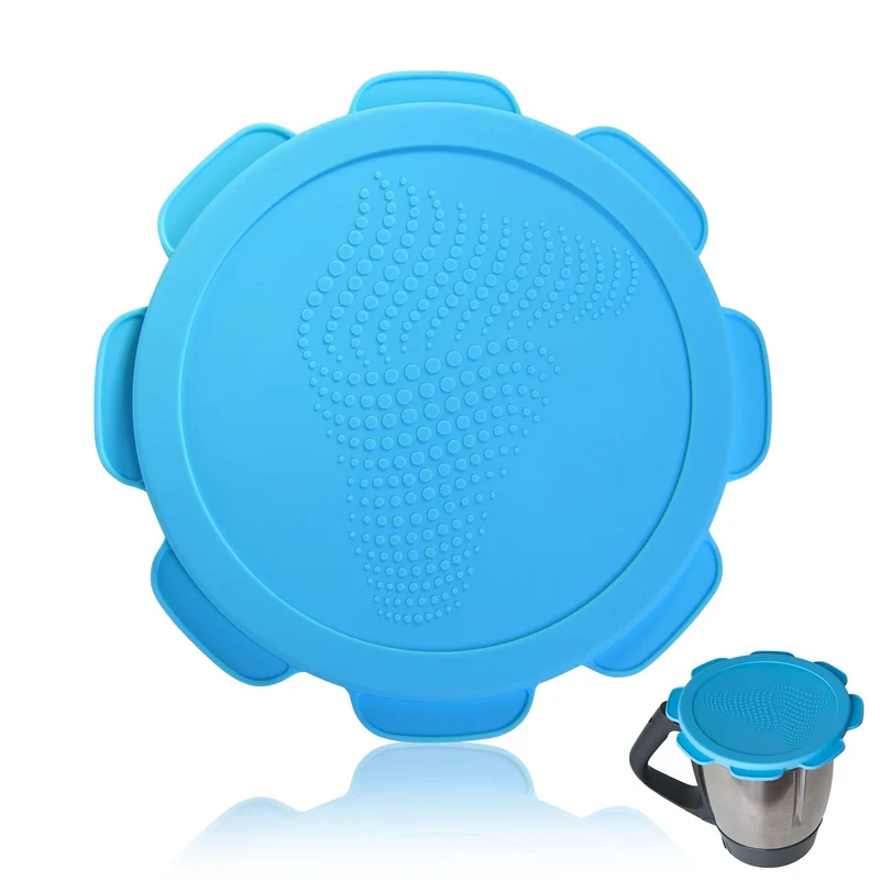 B-Ware: Silikon Deckel wasser- & geruchsdicht für Thermomix TM5 TM6 Friend Blau