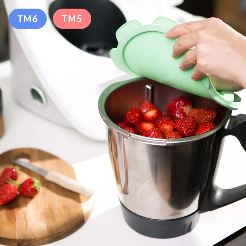 B-Ware: Silikon Deckel wasser- & geruchsdicht für Thermomix TM5 TM6 Friend Grün