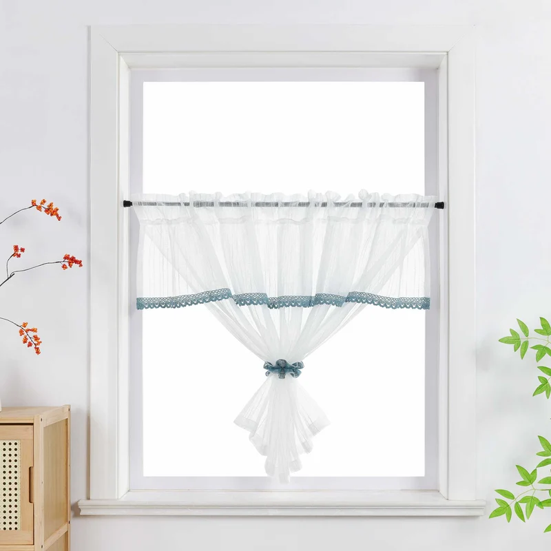 Delien Gardine modern mit Spitze