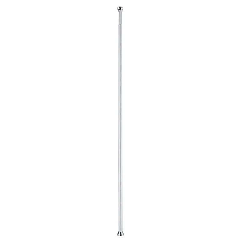Duschvorhang-Federstange ⌀ 21 mm mit Struktur Chromfarben 75 - 125 cm Teleskopstange