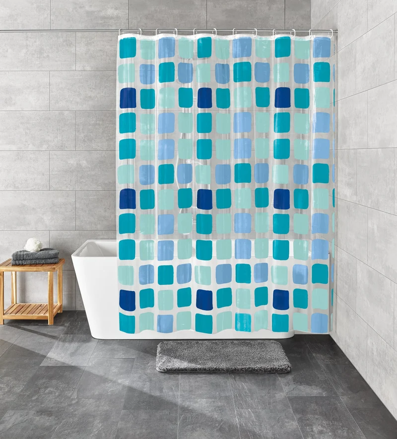 Duschvorhang PEVA SONNY Blue 180 x 200 cm