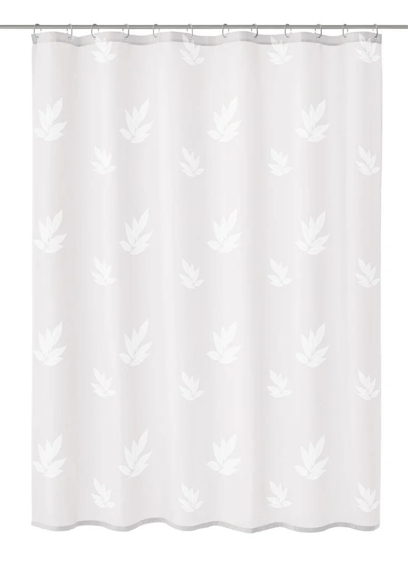 Duschvorhang Textil CANTON Schneeweiß 180 x 200 cm